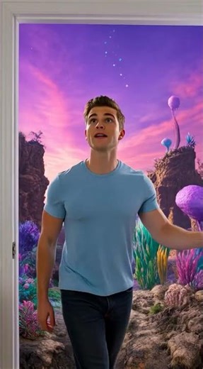 e Opened His Door And Walked Into Another Planet 😳🚪 (Sci-Fi Short)