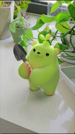 DOORO BEAR | ursodooro |ドーロベア萌芽熊 ENG Plant a tree