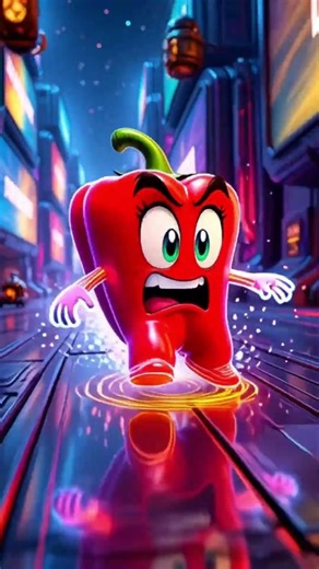 Neon Pepper Turbo 🌶⚡😂 #funny #funnyshorts