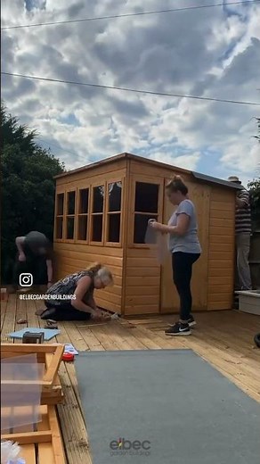 Build our 8x6 Shire Sun Pent Shiplap Potting Shed with @walkintheparquet