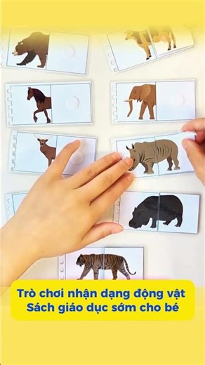 Ngày 25 | 100 ngày chơi cùng bé Trò chơi nhận dạng động vật