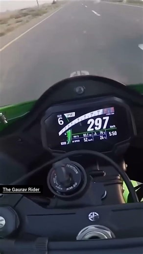 Kawasaki ninja zx10r top speed test #kawasaki #top #speed #edit