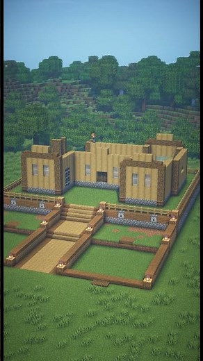 Minecraft 2 Player Survival House #shorts #minecrafttutorial #minecraft #minecrafthouse