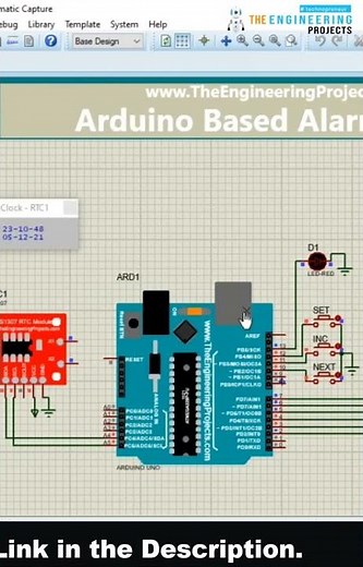 Arduino Alarm Clock | Proteus Simulation