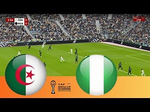الجزائر ضد نيجيريا 🔴 ربع نهائي كأس أفريقيا 2025 | بث مباشر PES 2021