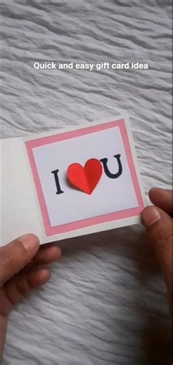 DIY quick and easy gift card idea ,💡paper craft idea