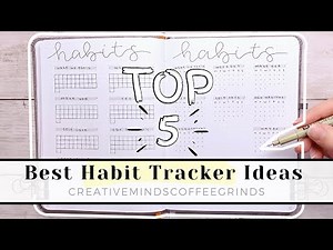 TOP 5 BEST HABIT TRACKER IDEAS FOR BULLET JOURNAL