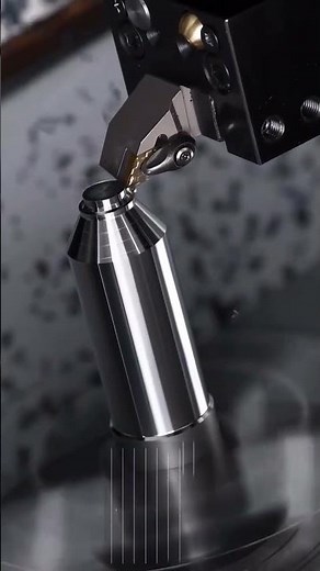 facing turning taper turning process #cnc #machine #tech #technology #creative #creativity #shorts