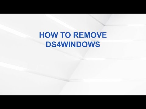 How to Remove DS4Windows