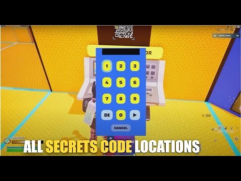 SUPER PIT UNC MAP FORTNITE CREATIVE - FIND ALL SECRETS CODE LOCATIONS (SECRET ROOM)
