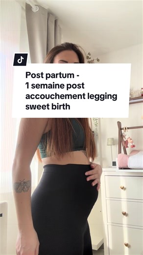 1 semaine post accouchement 🤍 Je porte le legging post-partum @sweetbirth.net et honnêtement… le confort qu’on mérite après bébé 🫶 Si vous voulez tester : -10% avec mon code PALO10 Lien dans ma bio ✨ #postpartum #postpartumbody #jeunemaman #maternité #sweetbirth