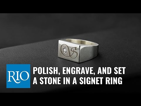 Polish and Set a Stone in a Signet Ring with JoolTool