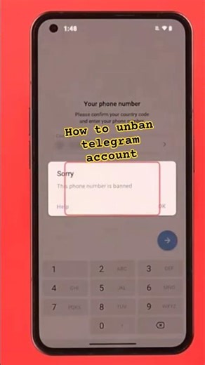 how to unban telegram account