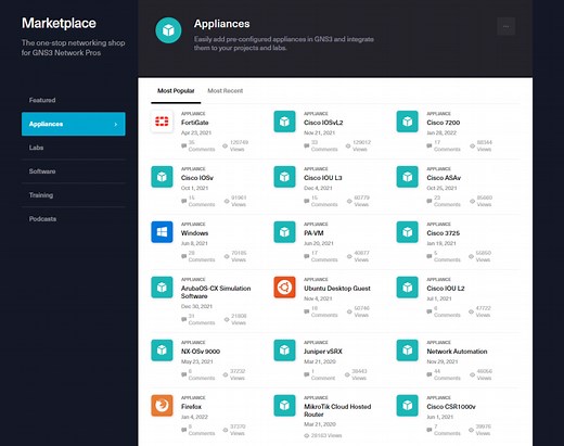 How to Use GNS3 Appliances | N-Study