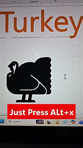 Type করে Turkey & Duck Symbol তৈরি করুন MS Word এ এভাবে #msword #symbols #tutorial