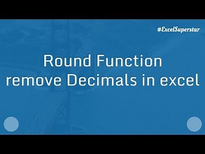 ROUND Function in Excel | Hindi