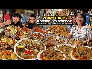24 Hours Eating ILONGGO's CHEAPEST "PANSIT MOLO, BOPIS, ADOBO, LINAGA at BIGA BIGA" in ILOILO CITY!