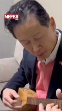 The Japanese artist traveled 12,000 km to play the bağlama (a Turkish stringed instrument).