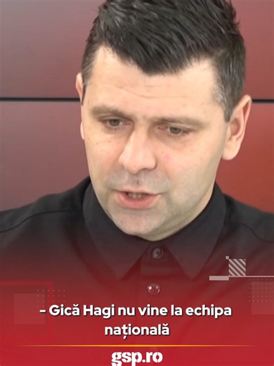 Rusescu: „Mi-ar plăcea să aud asta din gura domnului Hagi” #raulrusescu #gheorghehagi #romania #gsplive