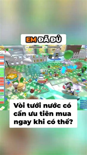 VÒI TƯỚI NƯỚC Có Thể Mua Được Là Mua Ngay? #shorts #beeswarmsimulator