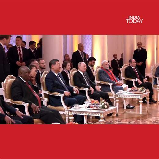 5.6K views · 155 reactions | #Watch | BRICS leaders enjoy a concert during the heads of state dinner at the summit. #BRICS #PMModi #vladimirputin #xijinping #music #Dinner #Concert | India Today | Facebook