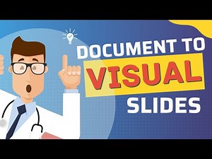 How to convert a Boring document into Visual PowerPoint slides [Medical Slide Example]