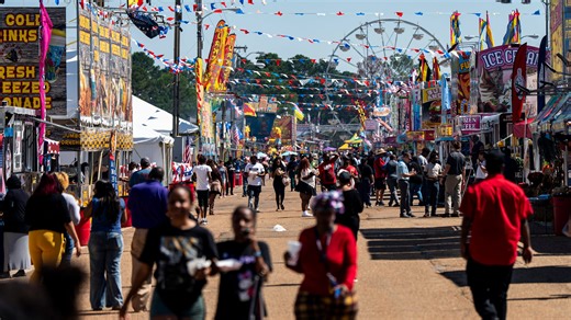 The 166th Mississippi State Fair is underway in Jackson. See what brings people out