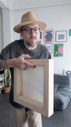 Así queda la impresión en lienzo de 400 g (pruebas reales) #art #artist