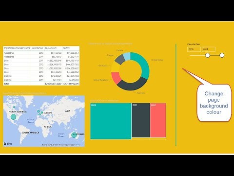 Instant Eyedropper and page background colour Power BI