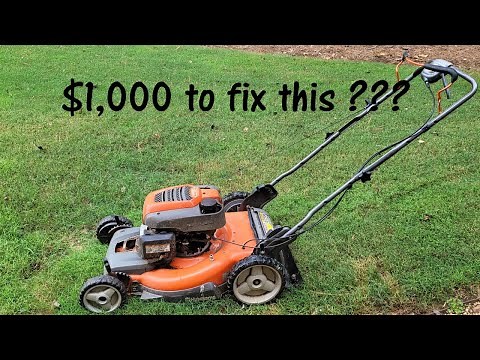 Fixing a Husqvarna mower transmission