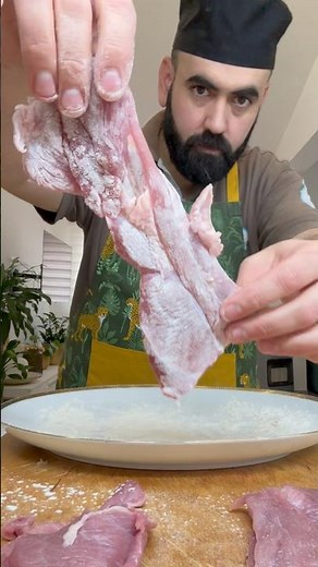 LEMON SCALOPPINE #meat #italiancuisine #recipe #andros