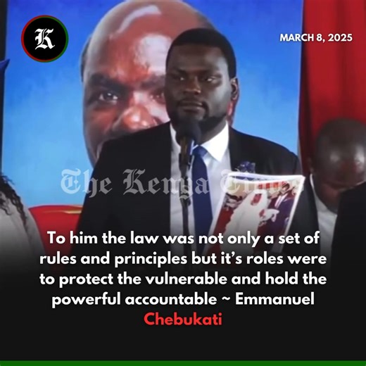 Emmanuel Chebukati eulogizes his father, Wafula Chebukati, as a man who appreciated the siginificance of law | The Kenya Times