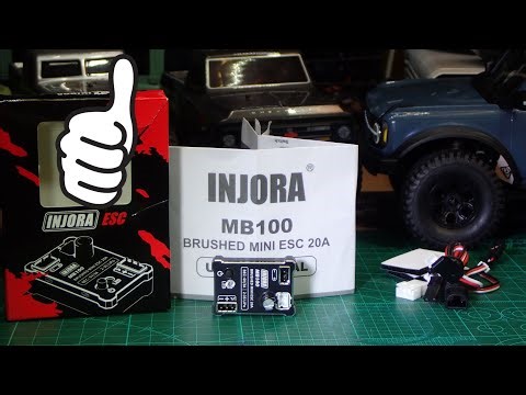 Injora MB100 Brushed Mini ESC - Run-, Drag Brake- and BEC-Test: Thumbs Up, Injora!