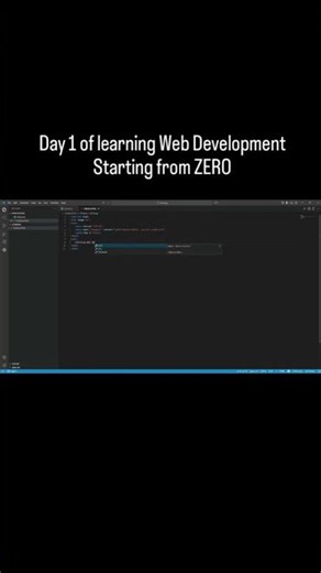 Day 1 of learning HTML | Final Year CSE