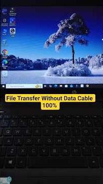 how to transfer files from mobile to laptop without data cable