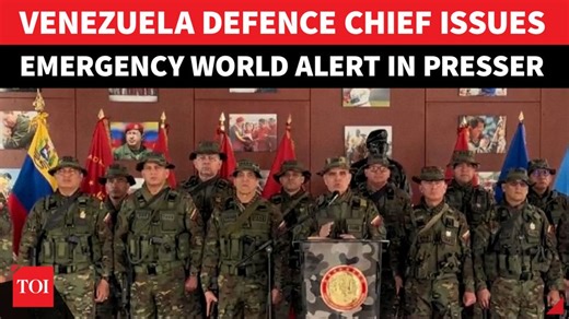 'Will fight imperial aggression': #Venezuela defence minister dares #DonaldTrump on TV after #Maduro action Venezuela’s Defence Minister has warned that the U.S. operation which led to the capture of Nicolas Maduro represents a broader threat to the global order, arguing that no country is immune from similar action. Speaking in Caracas, Vladimir Padrino Lopez called for the immediate release of Maduro and Cilia Flores, while urging citizens not to succumb to fear or psychological pressure. | Th