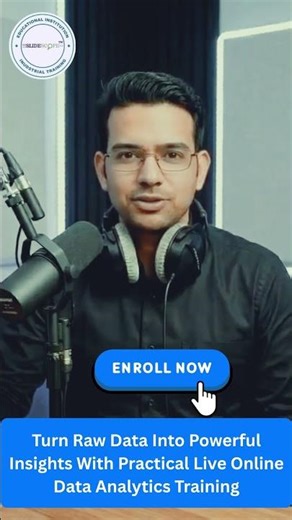 Turn Raw Data Into Powerful Insights With Practical Live Online Data Analytics Training.