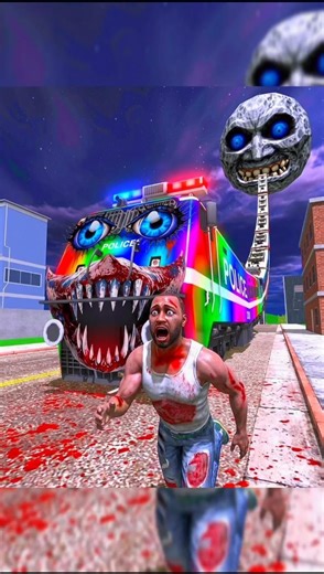 Haunted Train Vs Franklin In Indian Bike Driving 3D #shortsfeed #story #indianbikedriving3d #gaming