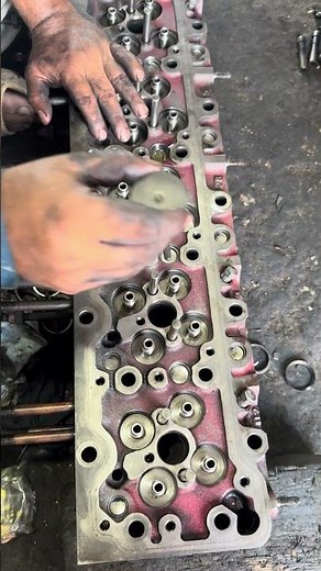 Valve Guide Fitting Complete – Now Checking Valve Movement & Clearance#viralshort