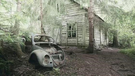 Discover Sweden's eerie car graveyard
