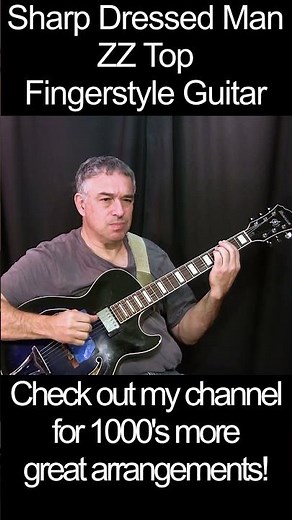 Sharp Dressed Man #zztop #fingerstyleguitar