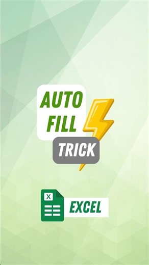 Excel Auto Fill Trick That Saves Hours #excel
