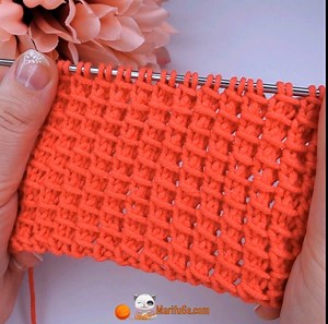 How to knit simple bamboo stitch | Crochet&Knitting by marifu6a