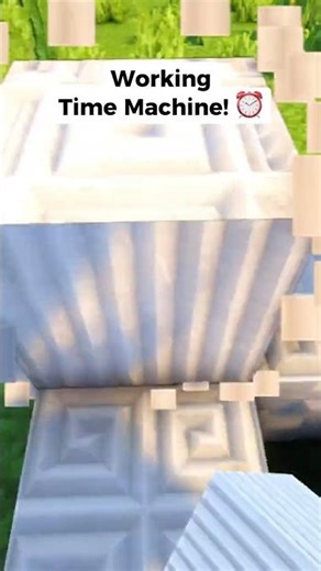 Minecraft Working Time Machine! ⏰ #minecraft #timemachine #minecraftworkingtimemachine