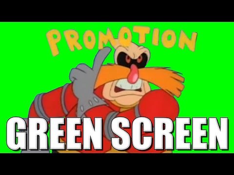 I'll Have to Give Myself a Promotion! - Green Screen HQ (Adventures of Sonic the Hedgehog Robotnik)