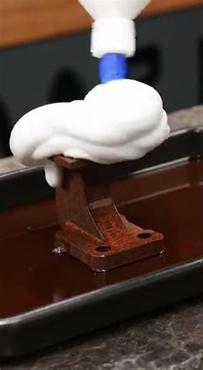 Rusted Bench Grinder Bracket Restored