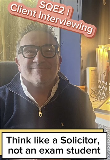 Think like a Solicitor, know your end game, you must be client-focused. #SQEPrep #SQE2 #AspiringSolicitor #FutureSolicitors #Paralegal #LiveTuition #PassionateAboutTeaching #SQEWithDrSchatz