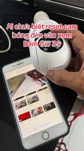 Hướng dẫn reset camera bóng đèn dễ dàng