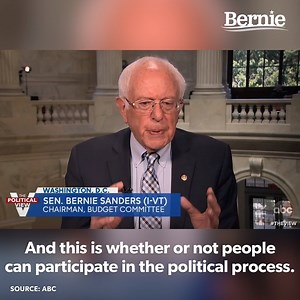 Republicans refusing to even debate protecting our democracy is a total outrage. We can disagree on issues, but we should not disagree on whether or not Americans have the fundamental right to vote. | Bernie Sanders