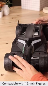 DC Comics, Batmobile, 12-inch Batman Toy Car, Collectible Toys for Boys and Girls Ages 4+